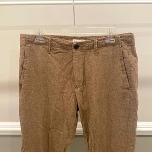 Gap Brown Linen Pants Size 33